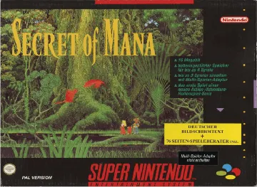 Secret of Mana (Europe) (Rev 1) box cover front